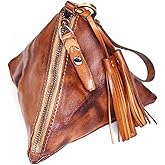 LFWATAXY Genuine Leather Retro Medieval Cowhide Purse Coin Purse Coin Pouch Coin Holder Change Purse for Women Men Wristlet Wallets for Women Keychain Wallet Mini Wallet (Brown)