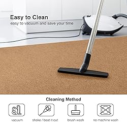 BESTVUE 4' x 42' Runner Rugs with Rubber