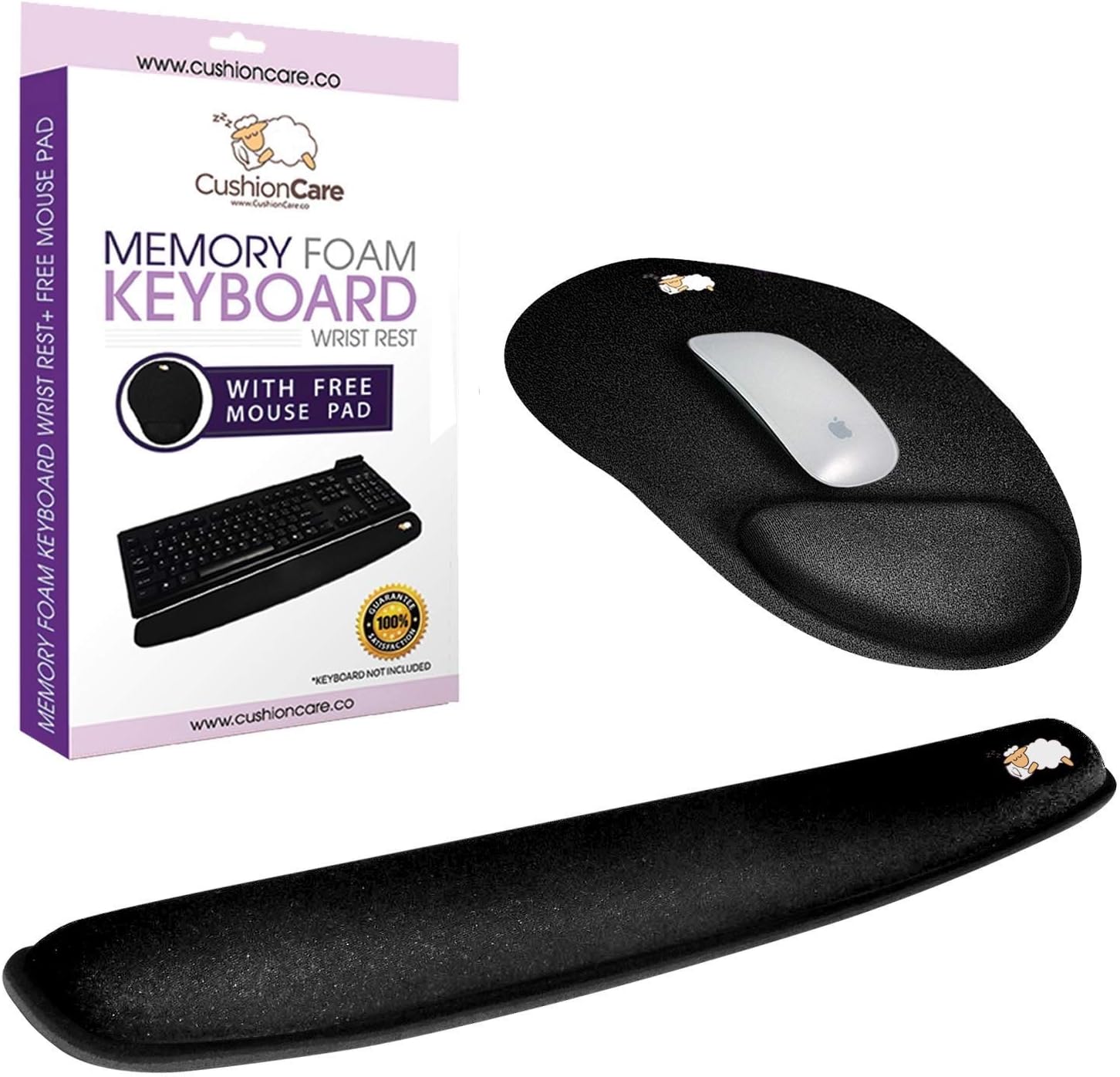 Amazon Com Keyboard Wrist Rest Pad Full Ergonomic Mouse Pad