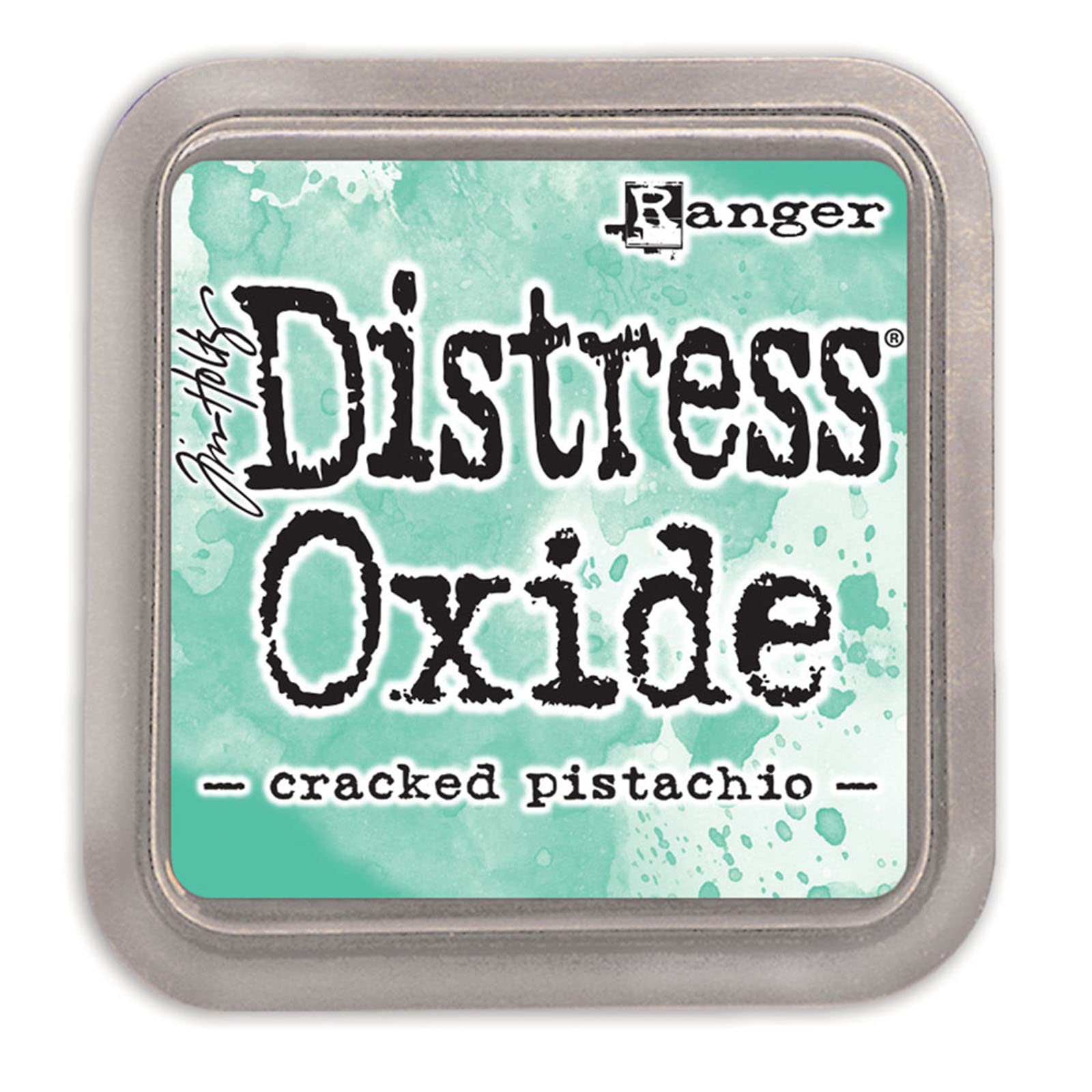 Ranger Tim Holtz RGRTDO.55891 -Distress Oxide stone-Cracked Pistachio, Synthetic Material, Pumice Stone, 7.6 x 7.6 x 1.9 cm