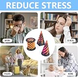 Jastown 3PCS Impossible Cone Fidget Toy Set 3D Printed Spiral Pyramid Stress view 5