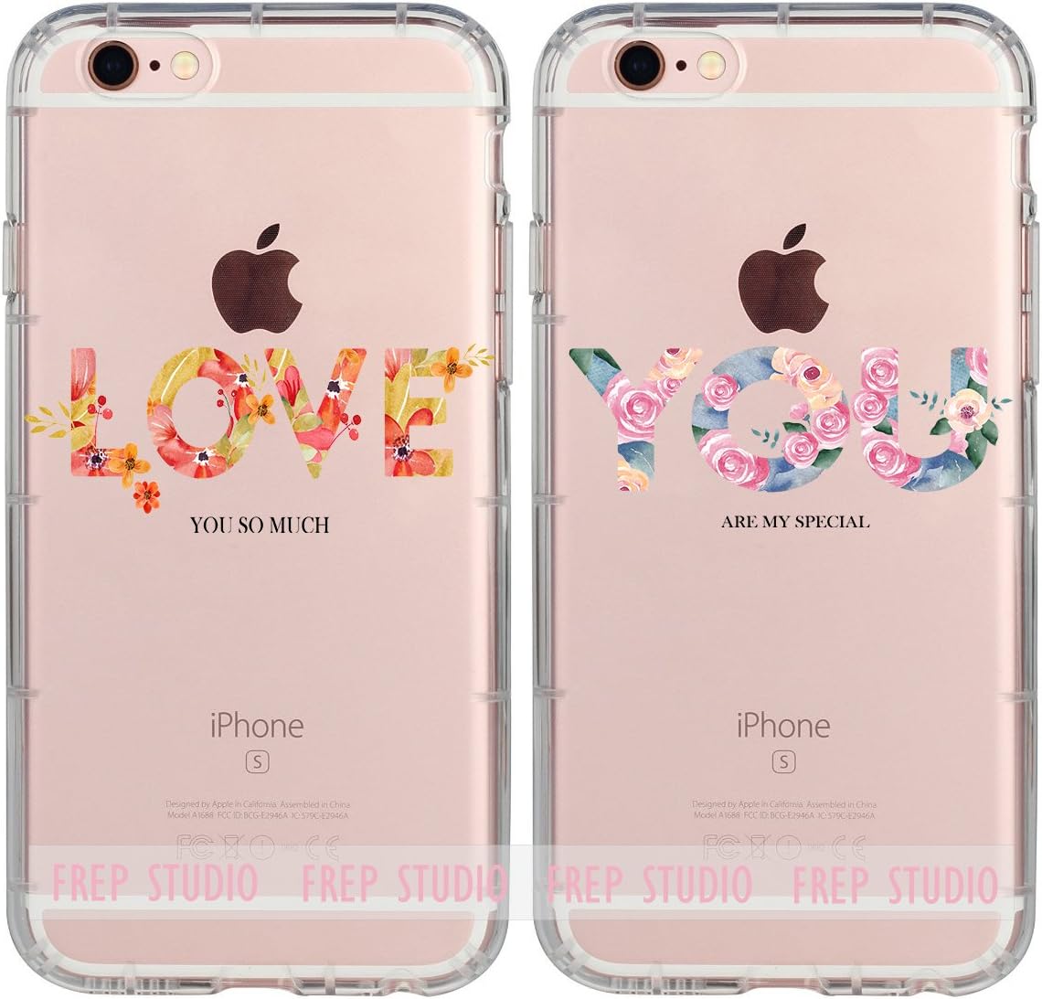 Best Friend Bff Couple Matching Cases-Love You So Much You Are My Special Couple Clear Rubber Cases