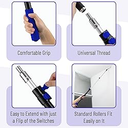 Bates- Extension Pole, 2.4 to 6 Ft Pole, Dark