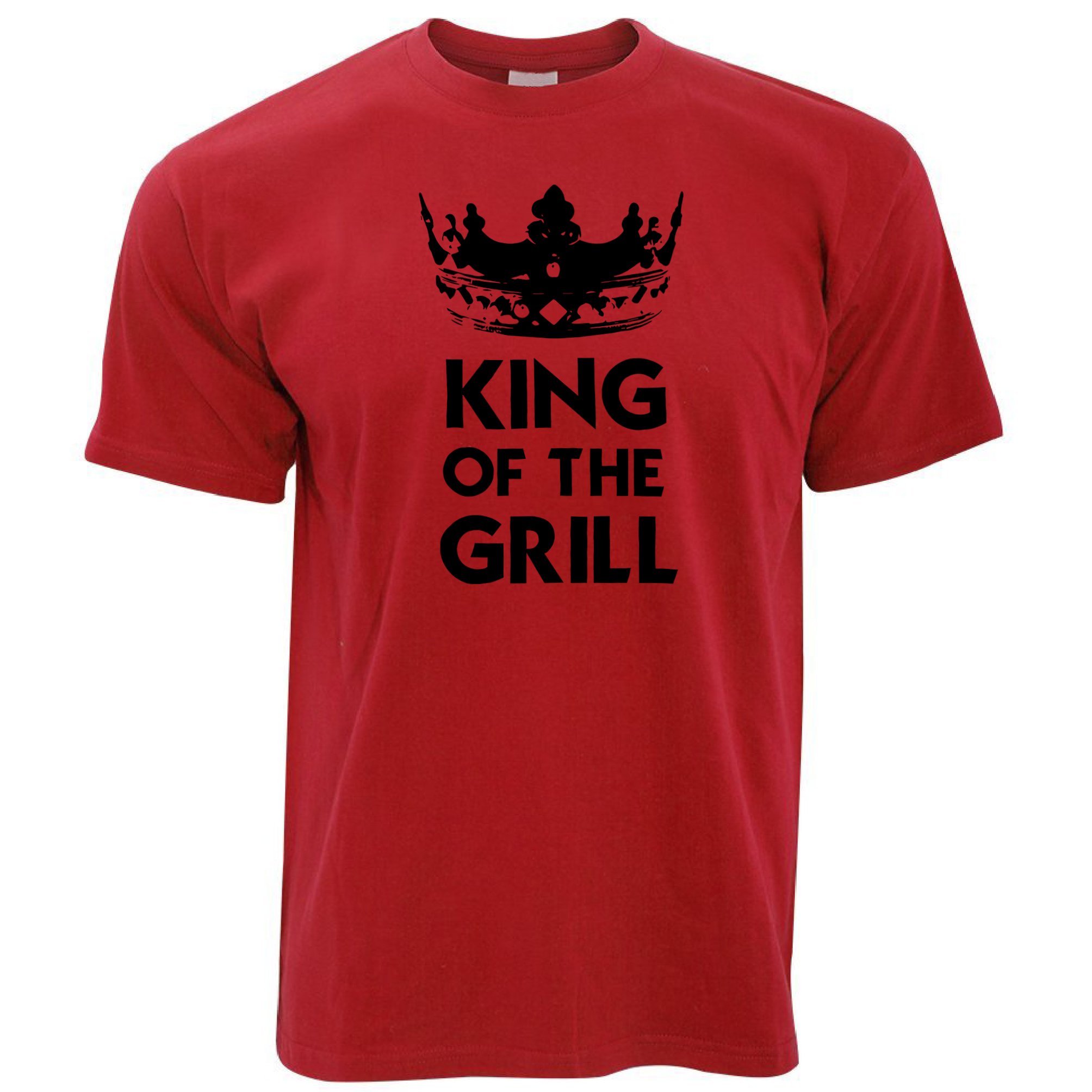 Funny Cooking King Of The Grill Novelty Slogan T Shirt
