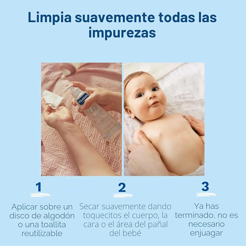 Água de limpeza sem enxaguamento 500 ml