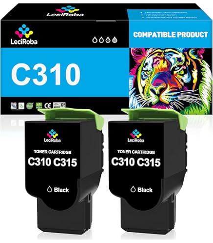 LeciRoba Tóner Para Xerox C310 C315 006R04356 006R04357 006R04358 006R04359 - Compatible Con Impresoras C310dni C310dnim C315dni C315dnim C310v/dni C310v/dnim C315v/dni C315v/dnim