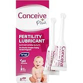 CONCEIVE PLUS Fertility Lubricant Pre-Filled Applicators, 8 Count | For Couples Trying to Conceive, Conception Support for Fertilization, pH Balanced, Sperm Safe