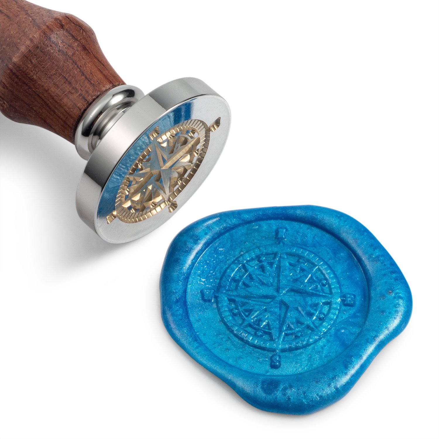 Mceal Wax Seal Stamp Pattern Group 1 (Compass)