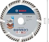 Bosch 10x PRO Diamond Cutting Disc Universal 150 mm 22.23 bore view 3