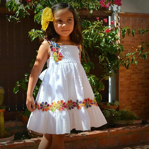 Sxshun Chic Robe Enfant Fille De Ceremonie Soiree A Bretelle Robe A Fleur Noeud Grande Papillon Vetements Fille Iplanmovilidad Com