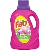 Fab Love Duet Liquid Laundry Detergent, 60 Fluid Ounce