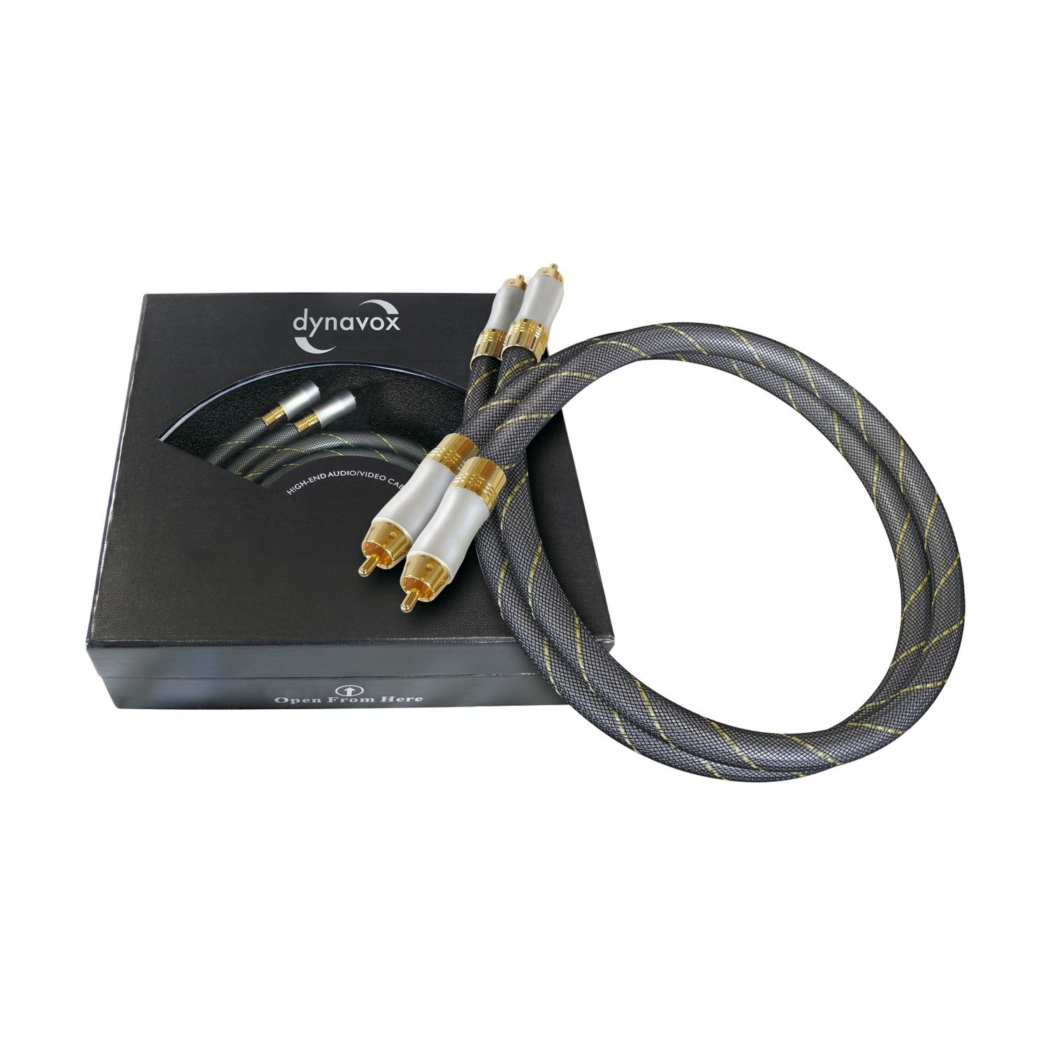 Dynavox High-end stereo cable, 2 x 3m