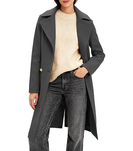 Amazon.com: ZouoYYii Women's Short Wool Jacket Coat - Winter