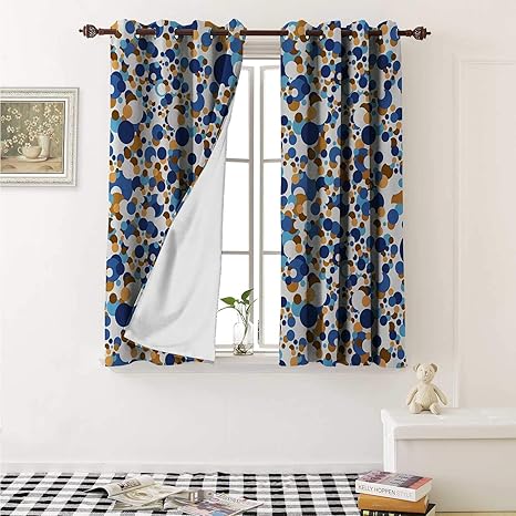 Amazon Com Shenglv Confetti Customized Curtains Abstract Circle