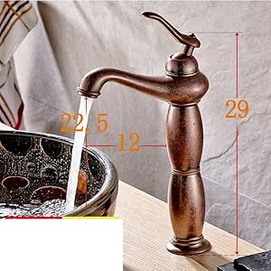 EST007® del lavabo / lavado / Cuenca / TAP / Cobre lleno de color rojo