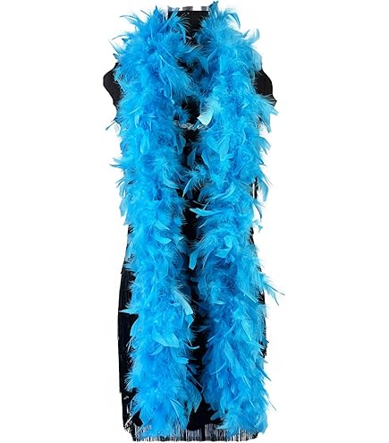 THARAHT Boa en plumes de dinde pour loisirs créatifs, maison, danse, fête de mariage, Halloween, décoration de costume - Chandelle orange - 1,8 m x 60 g