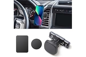 RERPRO Car Cell Phone Mount Holder Compatible with 2021 2022 2023 Ford F150 Interior Accessories Dash Air Vent Smart Mobile Phone Stand Bracket, Magnetic