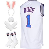 Men's Basketball Jersey Lola #10 Bugs #1 Space Movie Jersey 90S Hip Hop Clothing Shirt for Party
