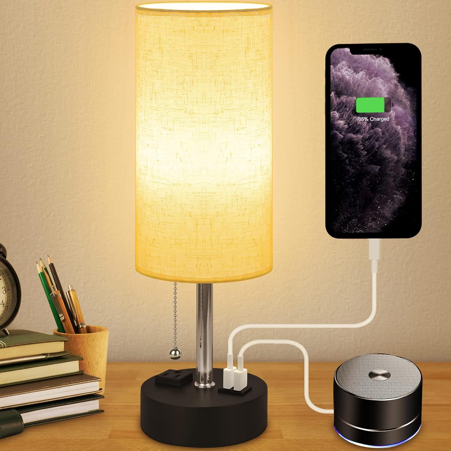 Usb Bedside Table Lamp Amazon / Usb Bedside Table Lamp For Bedroom With
