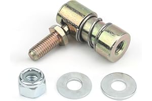 GGTE Throttle Disconnect, Quick Release Ball Joint, 1/4-28 in Female Thread, Throttle Cable Ball End, Steel Carburetor Linkages