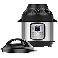 Instant Pot Duo Crisp 11-in-1 Electric Pressure Cooker with Air Fryer Lid, 8 Quart Stainless Steel/Black, Air Fry, Roast…