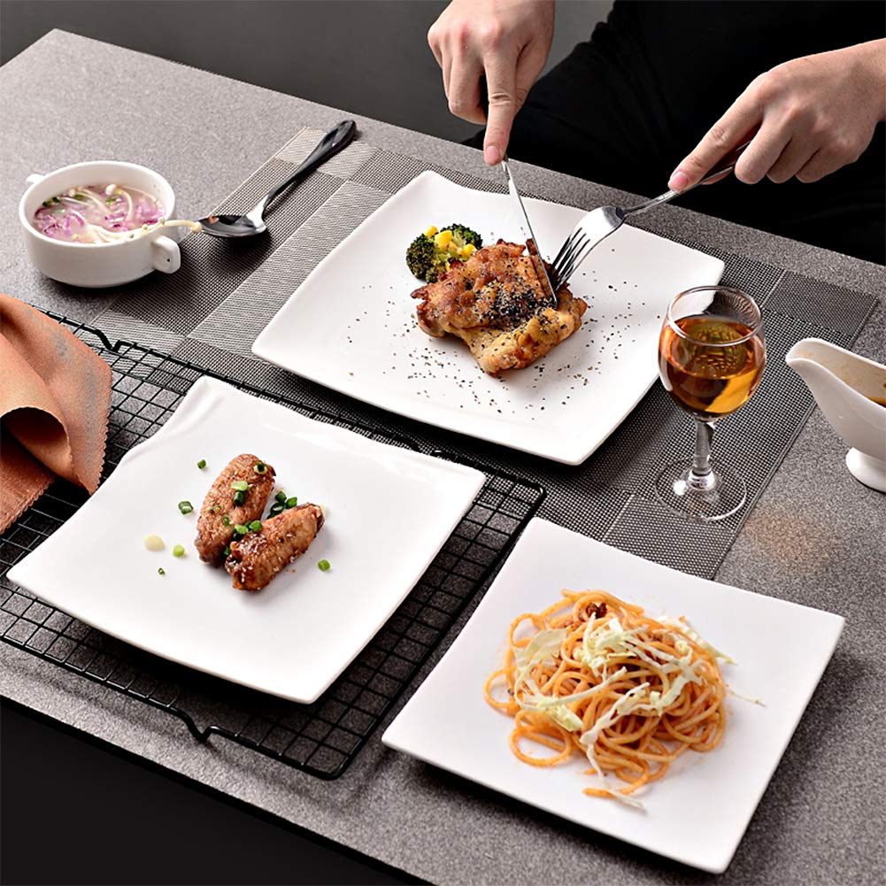 Hippih Food Grade Stainless Steel Flatware 20 Piece Anti-Scald Metal Cutlery Set