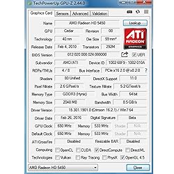 SAPLOS Radeon HD 5450 Low Profile Graphics