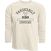 Blue 84 NCAA Unisex-Adult NCAA Officially Licensed Long Sleeve T-Shirt Ivory Dyed Ringspun