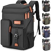 BAGPARKK Insulated Cooler Backpack,33/45 Cans Multifunctional Double Deck Leakproof Cooler Bag with Sternum Strap,Large Capacity Lightweight Travel Camping Beach Backpack