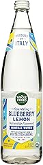 Whole Foods Market Organic Lemon Blueberry Italian Sparkling Mineral Water, 25.4 FZ