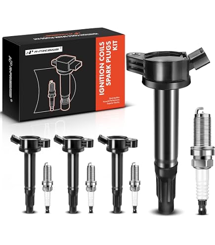 4-Pack Ignition Coils + Spark Plugs For Toyota Camry RAV4 Avalon 2.5L L4 – UF487, PIONEER