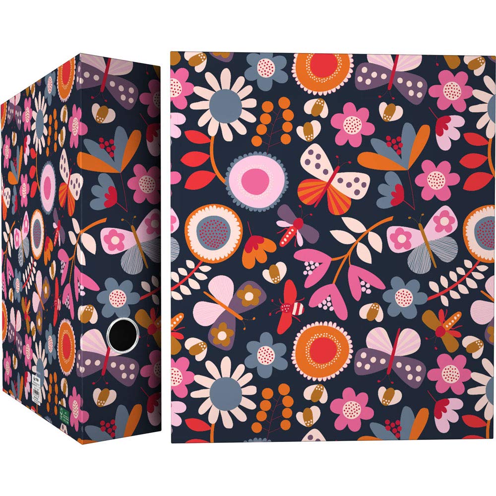 Grafoplás 88171990 Jocelyn Proust Collection 4-Ring Binder 40 mm, Garden, A4