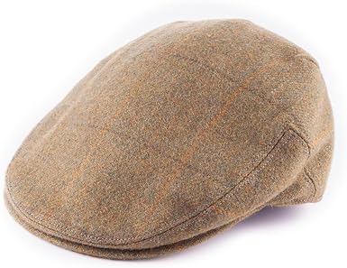 derby tweed flat cap