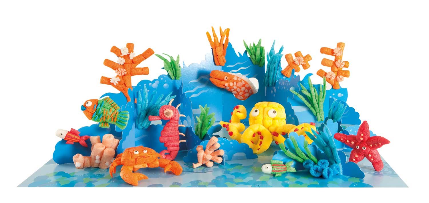 Play Corn 160046 - World Series Accessory Set Sea, Craft Kit