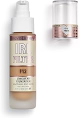 Revolution Beauty IRL Filter Longwear Foundation F12 23ml Matte 16HR Buildable view 2