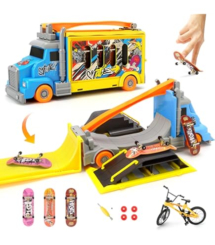 Amazon.com: Hot Wheels Skate Fingerskate Tony Hawk HNG41 Pack 1