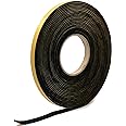 Neoprene Rubber Black Self-Adhesive Sponge Strip 12mm Wide x 3mm Thick x 10m Long