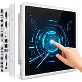 Nekiuy Industrial All-in-One Panel PC, 10 Point Capacitive Touch Screen Computer, i5-7200U, 8GB RAM, 256GB Storage, 2xUSB3.0, HD, VGA, 5xRS232, 1RS485, 2xLAN, Windows 10, 12.1 Inches