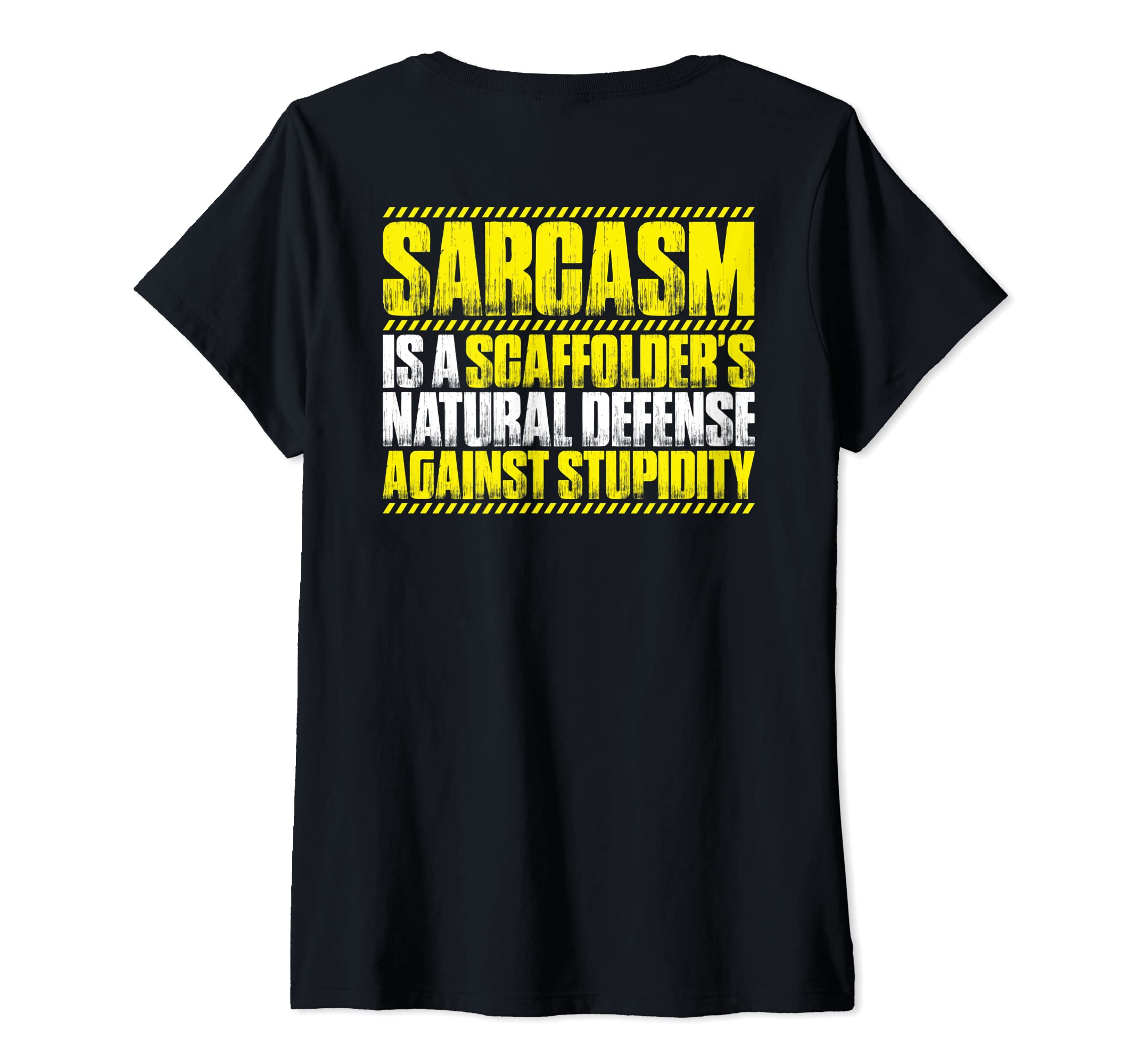 Womens Scaffolding Sarcasm Scaffolder V-Neck T-Shirt
