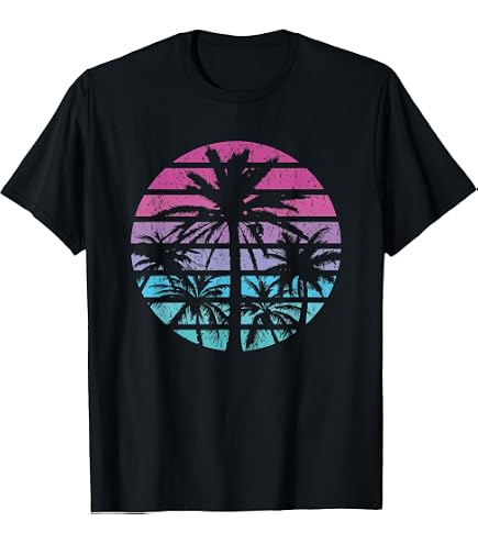Amazon.com: Two Palm Trees Summer Coconut Palm Tree Logo I Live
