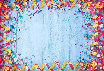 Amazon Com Laeacco 10x6 5ft Birthday Party Banner Backdrop Vinyl