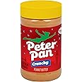 Peter Pan Crunchy Peanut Butter, Made with Roasted Peanuts, Great for Peanut Butter and Jelly Sandwiches and Peanut Butter Snacks, Gluten Free Peanut Butter, 16.3 OZ Jar (12 Count)