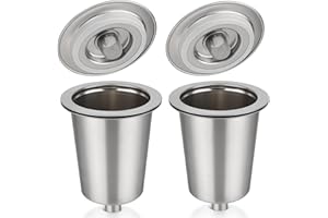 Reusable Stainless Steel Filter Cup for Cuisinart, Compatible with Cuisinart #SS-RFC HomeBarista Reusable Filter Cup, Upgrade