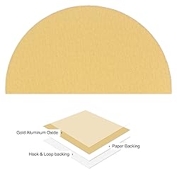 Kozelo 50pcs No Hole Sanding Discs- [ 8 Inch 80