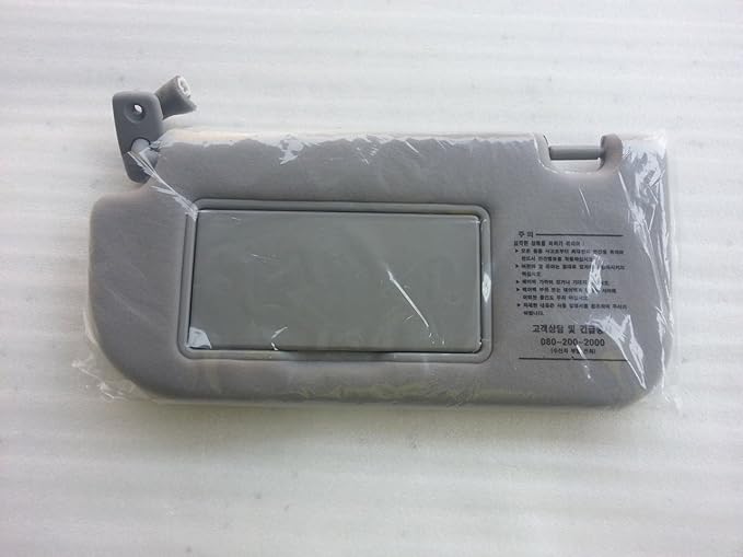Amazon Com Kia Motors Genuine 852021f210lx Front Drive Left Inside Sun Visor Assembly Gray 1 Pc Set For 2005 2006 2007 2008 2009 2010 Kia Sportage Automotive