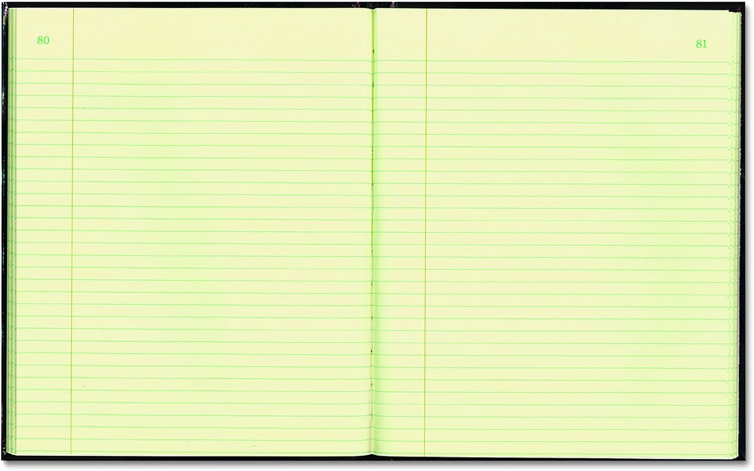 NATIONAL Texhide Series Record Book, Black, 10.375" x 8.375", 300 Pages (56231) : Financial Paper : Office Products