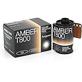 RETO Amber 800 35mm Color Negative Cine Film, 27 Exposures, ISO800, 135, Cinematic, Motion Picture Style, C41 Process