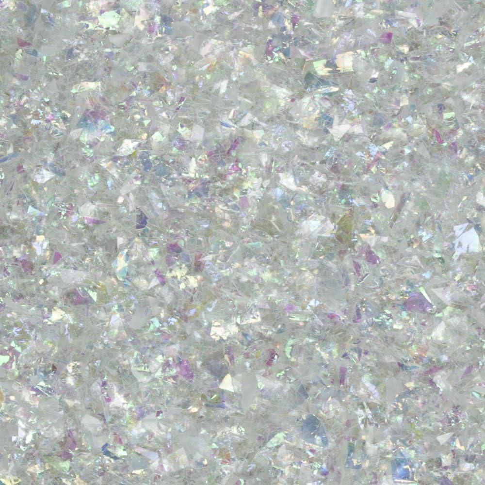 Large Glitter, Snow, 1/2 pound