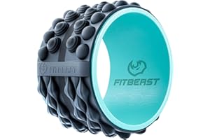 FitBeast Back Roller, Back Wheel Foam Roller - Targeted Muscle Roller for Deep Tissue Massage, Back Stretcher