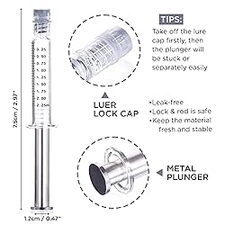 Bitomic 2.25ML Borosilicate Glass Syringe with